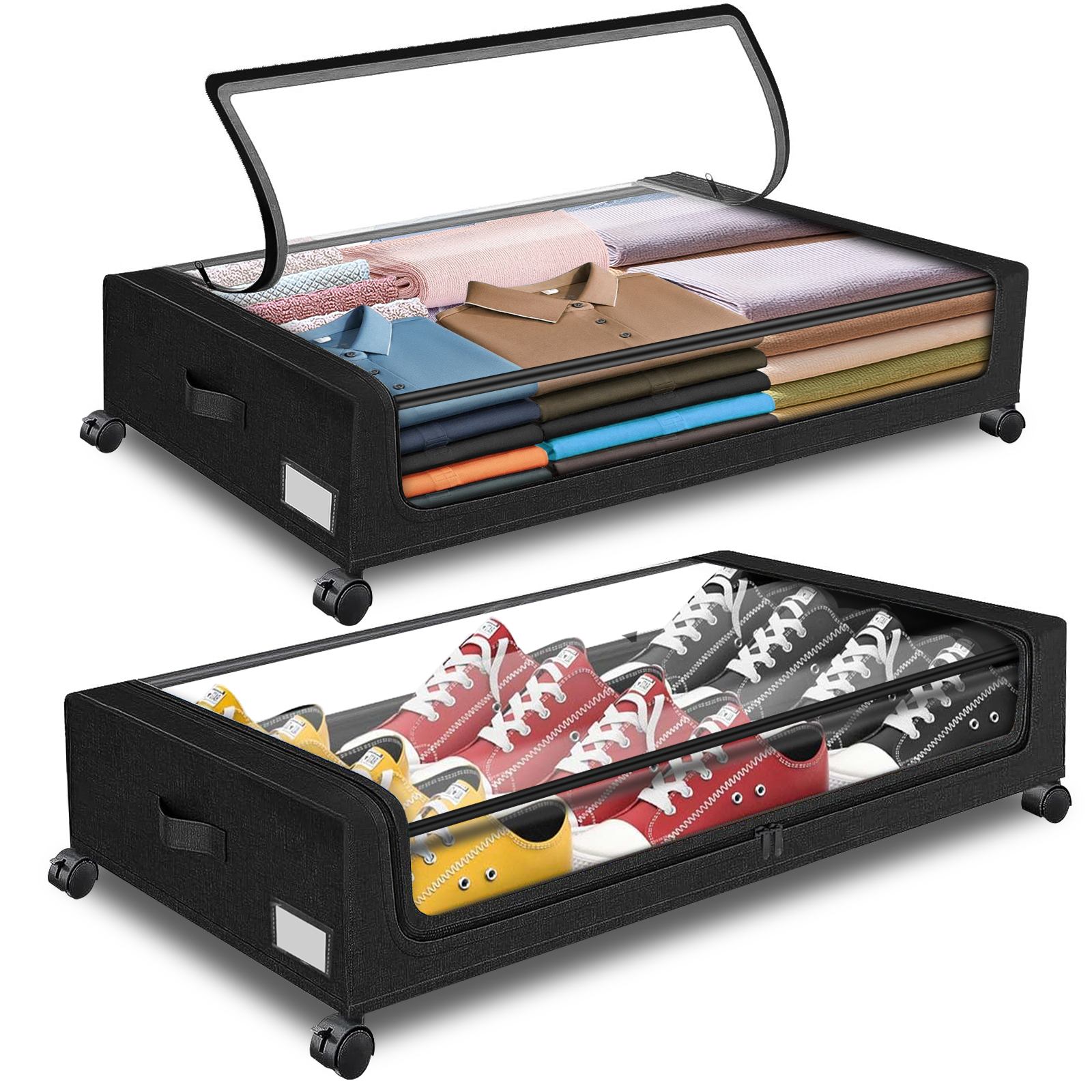 Better Homes & Gardens Rolling Polyester & Cotton Under Bed Zippered
