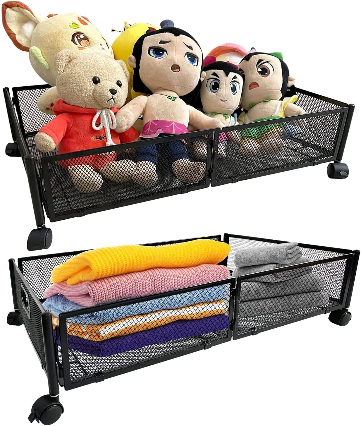 Under Bed Storage With Wheels Under bed Storage Containers Removable