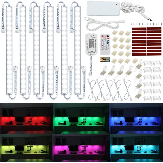 Under LED Lights Kit. RGB Color Changing & Super Bright White