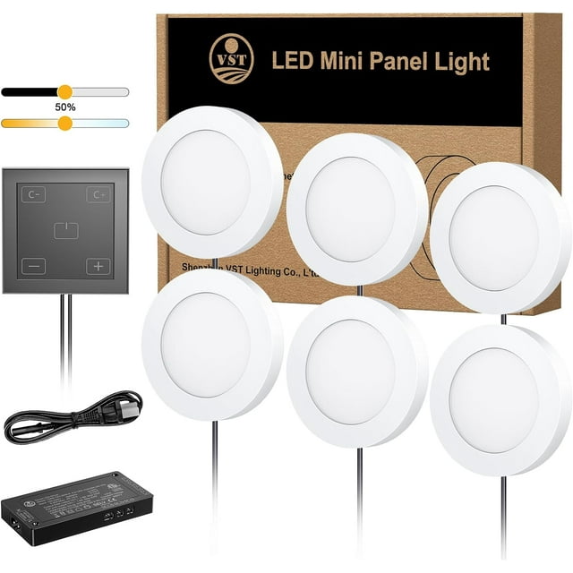 Under Lights CCT 3000K6000K, Puck Lights Color Temperature and