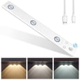 thumbnail image 1 of Under Cabinet Lights,Motion Sensor LED Lighting for Kitchen Bedroom Closet with Rechargeable Cable, 1 of 8