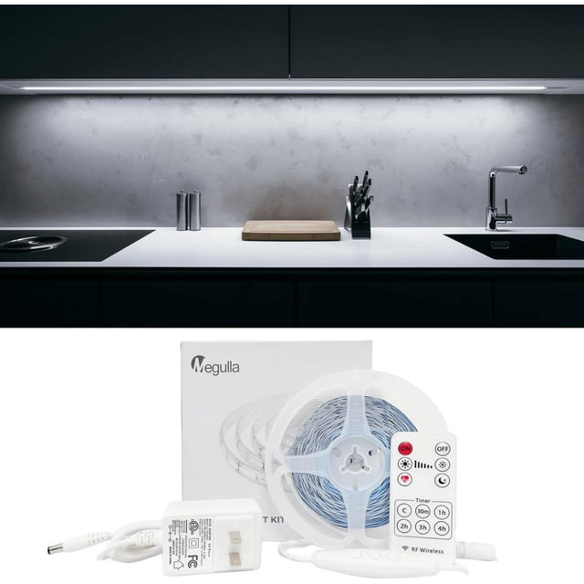 Under Lights Strip, 10ft/3m Dimmable 12v White Hight Density