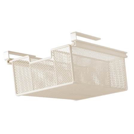 Under Cabinet Organizer Pullout Drawer Basket Sliding Space Saving Design for Kitchen Pantry Office Supplies