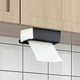 thumbnail image 1 of Under Cabinet Paper Towel Holder Dispenser Over The Door Kitchen Bathroom Rack No Drilling Storage Organizer, 1 of 3