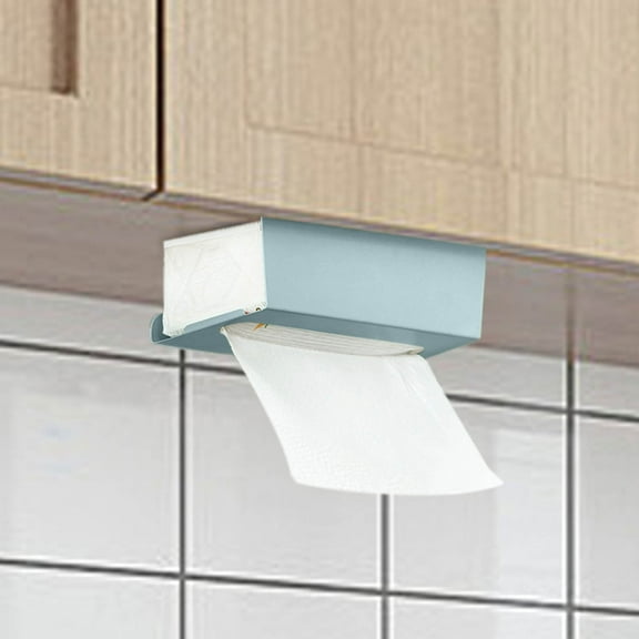 Under Cabinet Paper Towel Holder Dispenser Over The Door Kitchen Bathroom Rack No Drilling Storage Organizer