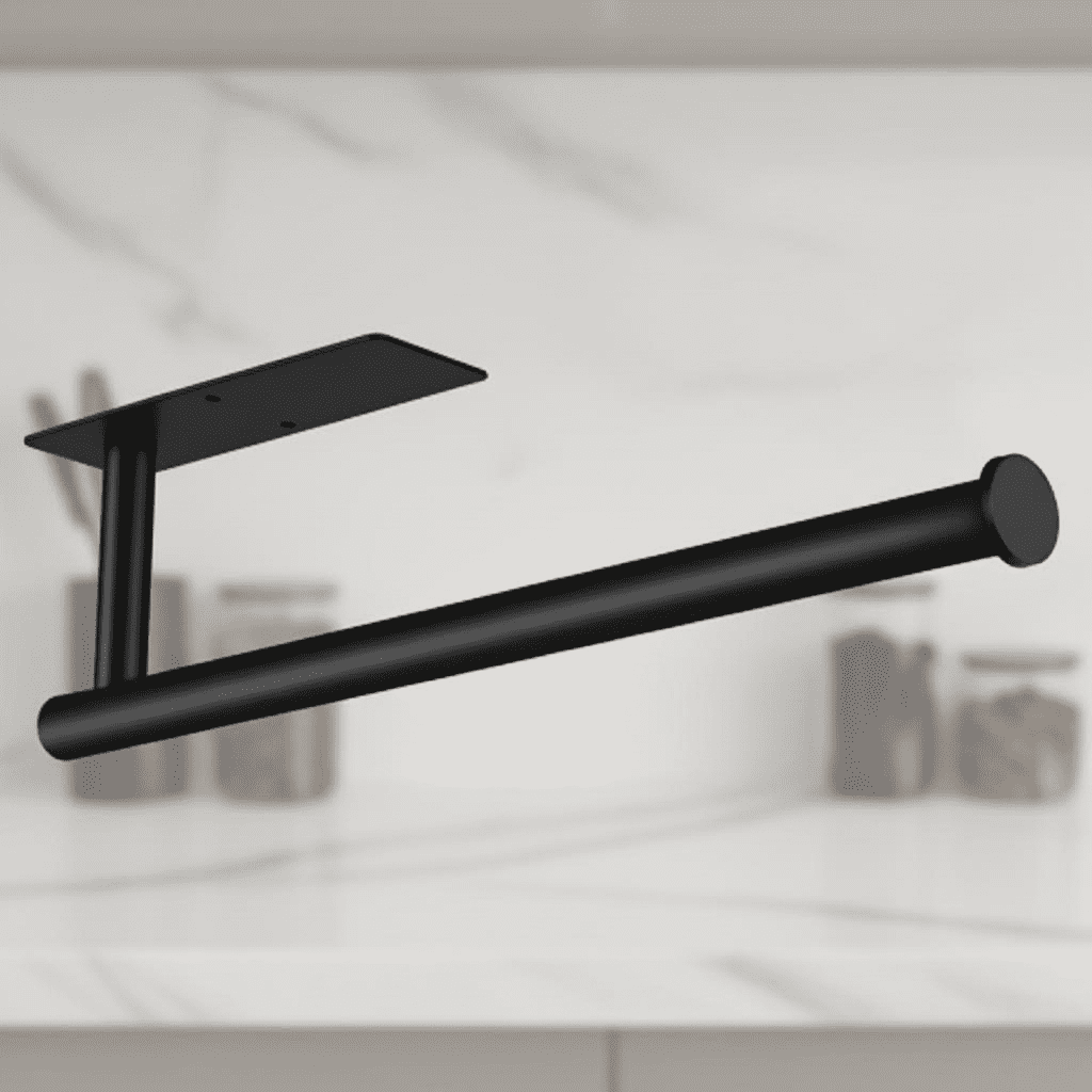 Under Cabinet Paper Towel Holder with Strong Adhesive, No Drilling Required, Rust-Resistant Stainless Steel for Kitchen, RV, and Home Use