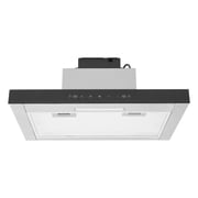 Under Cabinet Range Hood 23.6 Inch 350 CFM Stainless Steel Kitchen Stove Vent Hood with 3 Speed Exhaust Fan Gesture Sensing/Touch