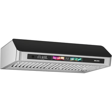 Under Cabinet Range Hood 30 Inch with Voice/Gesture/Touch Control, 900 CFM Kitchen Hood Vent with 4-Speed Exhaust Fan, Memory Mode, Adjustable Lights, Baffle Filters