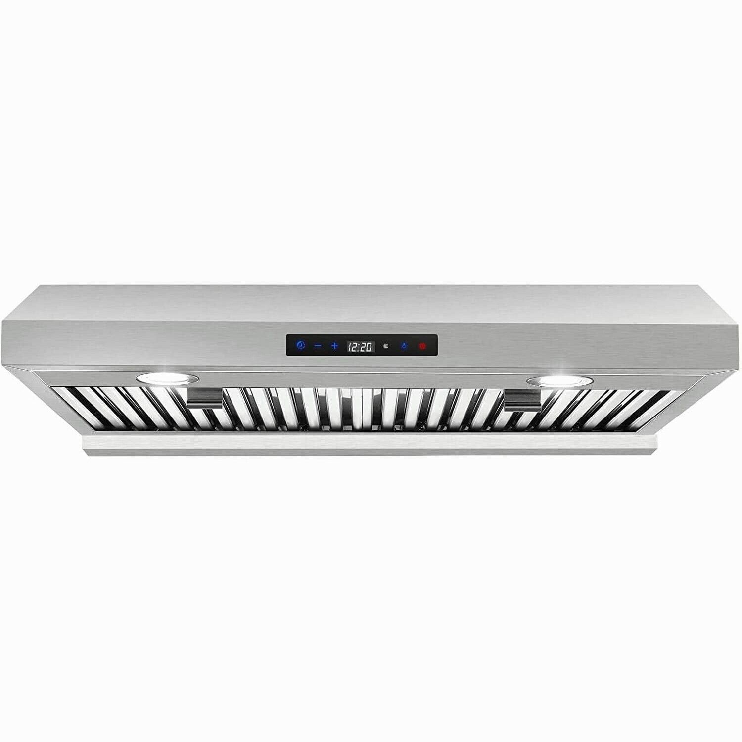 Under Range Hood 30 inch with Dual Motors Stainless Steel