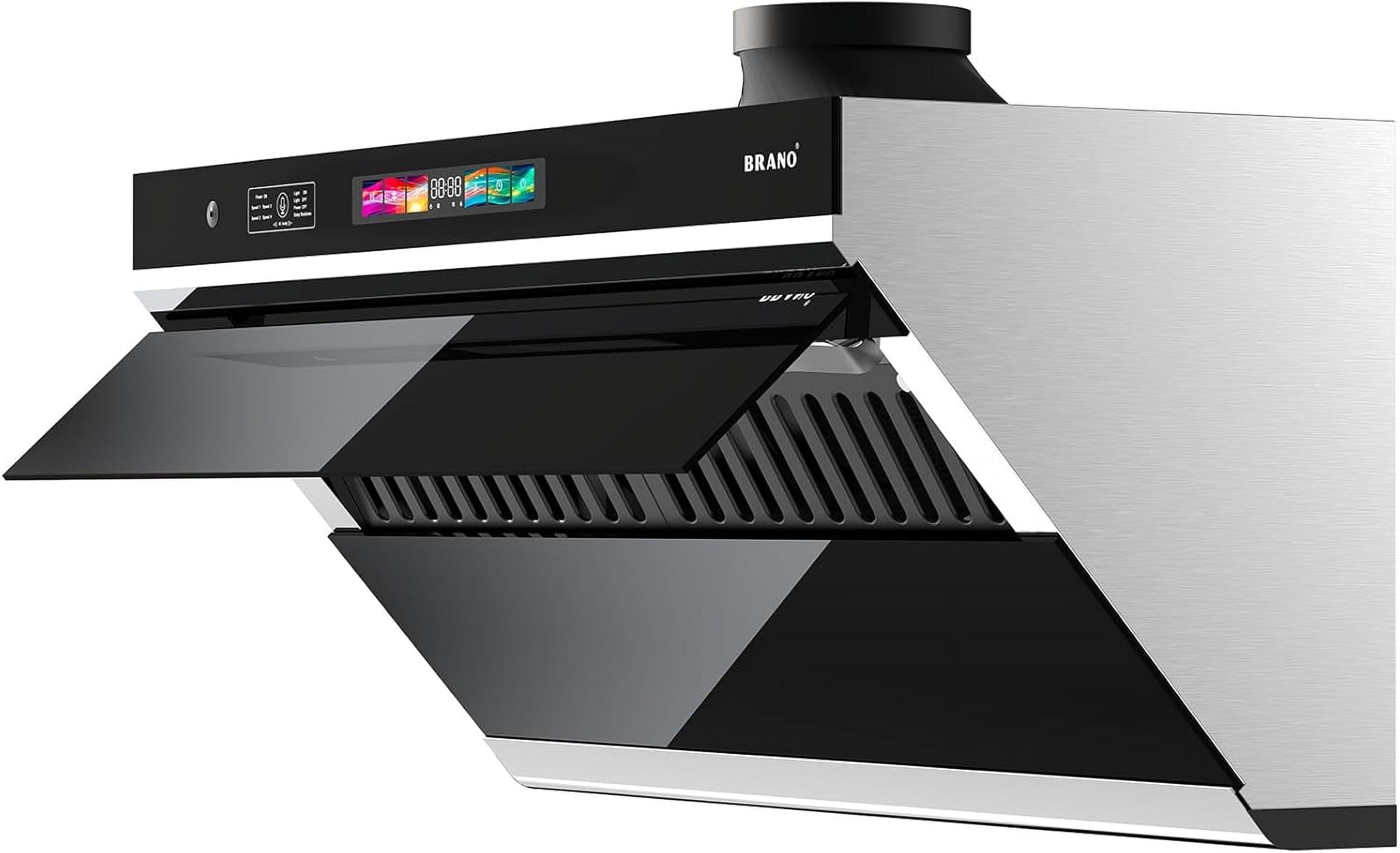 Under Cabinet Range Hood 36 inch,Range Hood 900 CFM with Voice/Gesture Sensing/Touch Control Panel