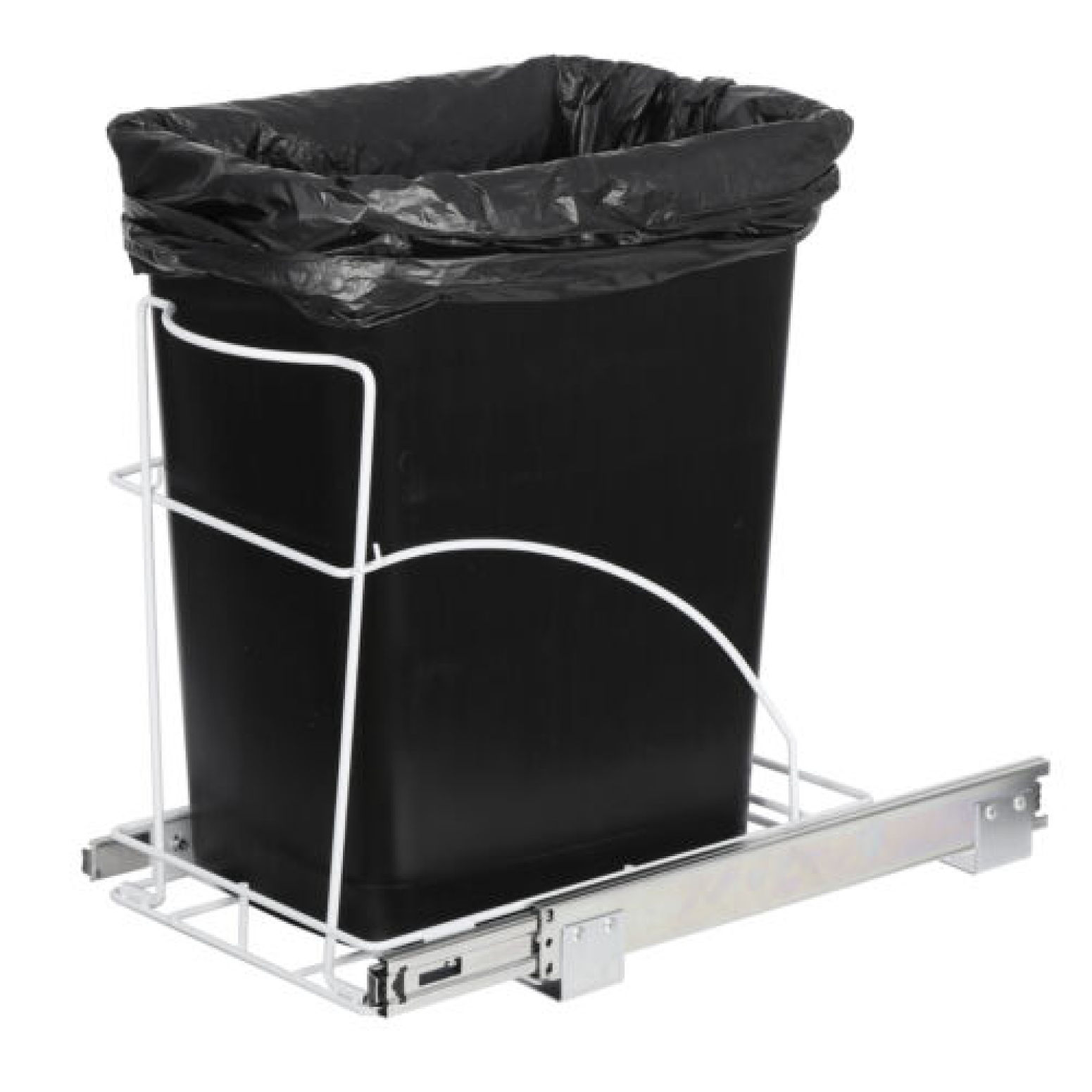 Under Waste Container 7.6 Gallon Sliding Pull Out Trash Can