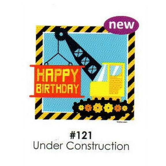 Under Construction Cake Decoration Edible Frosting Photo Sheet