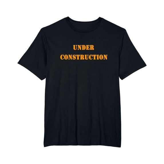 Under Construction Fun Personal Change Announcement T-Shirt