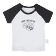 thumbnail image 1 of Under Construction Funny T shirt For Baby, Newborn Babies T-shirts, Infant Tops, 0-24M Kids Graphic Tees Clothing (Short Black Raglan T-shirt, 6-12 Months), 1 of 4