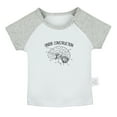 thumbnail image 1 of Under Construction Funny T shirt For Baby, Newborn Babies T-shirts, Infant Tops, 0-24M Kids Graphic Tees Clothing (Short Gray Raglan T-shirt, 0-6 Months), 1 of 4