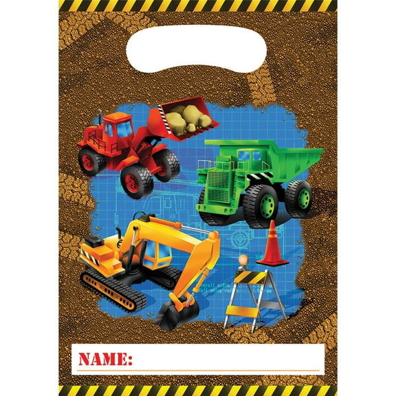 Under Construction Loot Bags 8ct