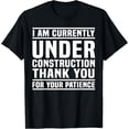 thumbnail image 1 of Under Construction Post Surgery Gag Get Well Soon T-Shirt, 1 of 3