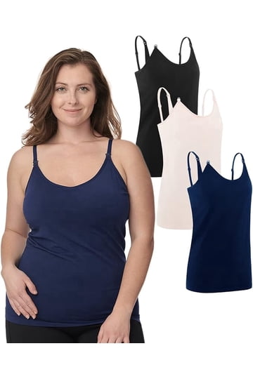 Cotton Camisoles and Tank Tops for Women in Diverse Styles and Colors