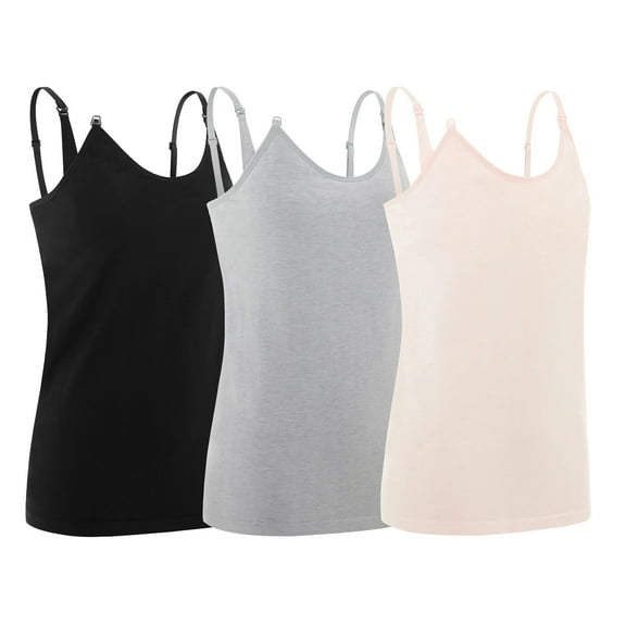Under Control Maternity Camisole, 3 Pack