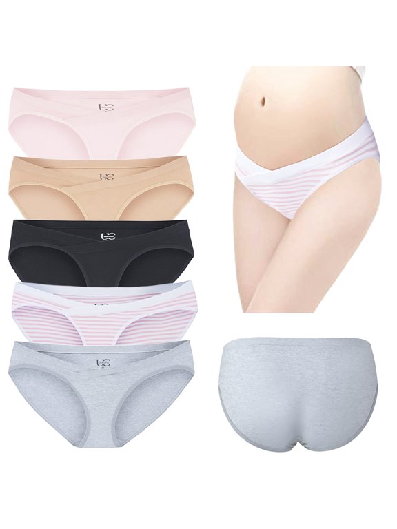 Women’s Adult Maternity Panties, 5 Pack Panties