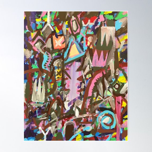 Under Control Poster Wall Art, Modern Wall Decor For Living Room Bedroom, 8x12 UNFRAMED