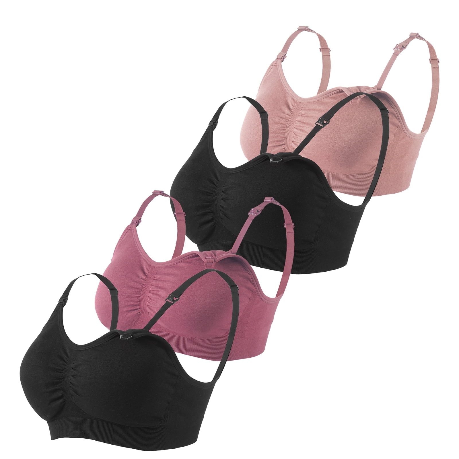 Under Control Seamless Maternity & Nursing Bra, 4-Pack S Size