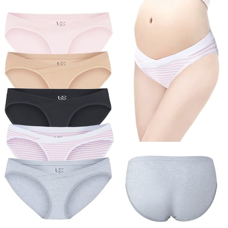 Under Control Women’s Adult Maternity Panties, 5 Pack Panties