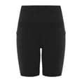 thumbnail image 1 of Under Control Women’s Adult Plus Active Bicycle Short, Black Solid (Plus Size) Athletic Shorts, 1 of 3