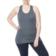 thumbnail image 1 of Under Control Women's Plus Super Soft Lux Seamless Active Racer Back Tank, 1 of 3