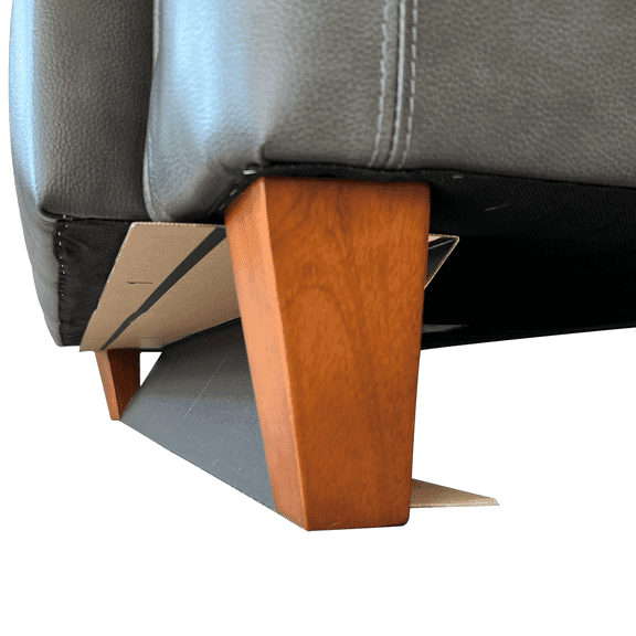 Under Couch Blocker Adjustable Height & Length Barrier with Video Instructions, Black (Set of 1)