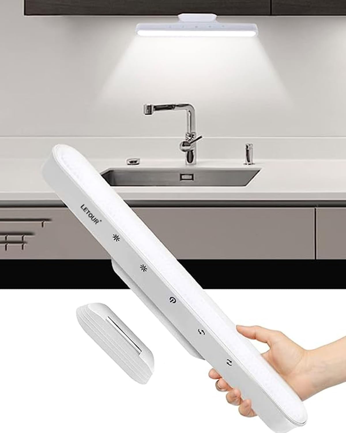 Under Counter Lights for Kitchen, Wireless Under Lighting Touch