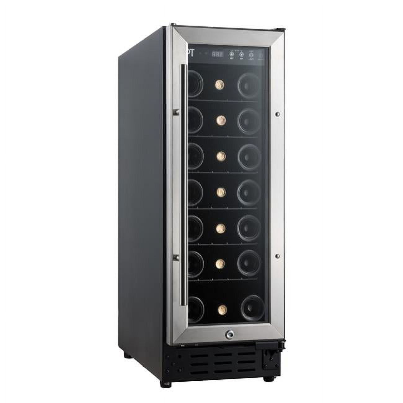 Stainless Steel 21-Bottle Single Zone Wine Cooler