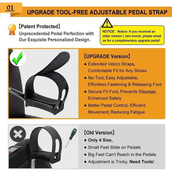 Under Desk Bike Pedal Exerciser