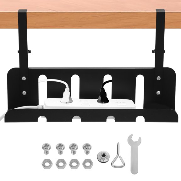 FONDOTIN Cord Management Iron Black 1Pack
