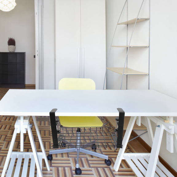 Under Desk Cable Management Tray No Drill Wire Organizer Office Desk Gaming Accessories Storage Cable Storage Basket Under Desk Organizer