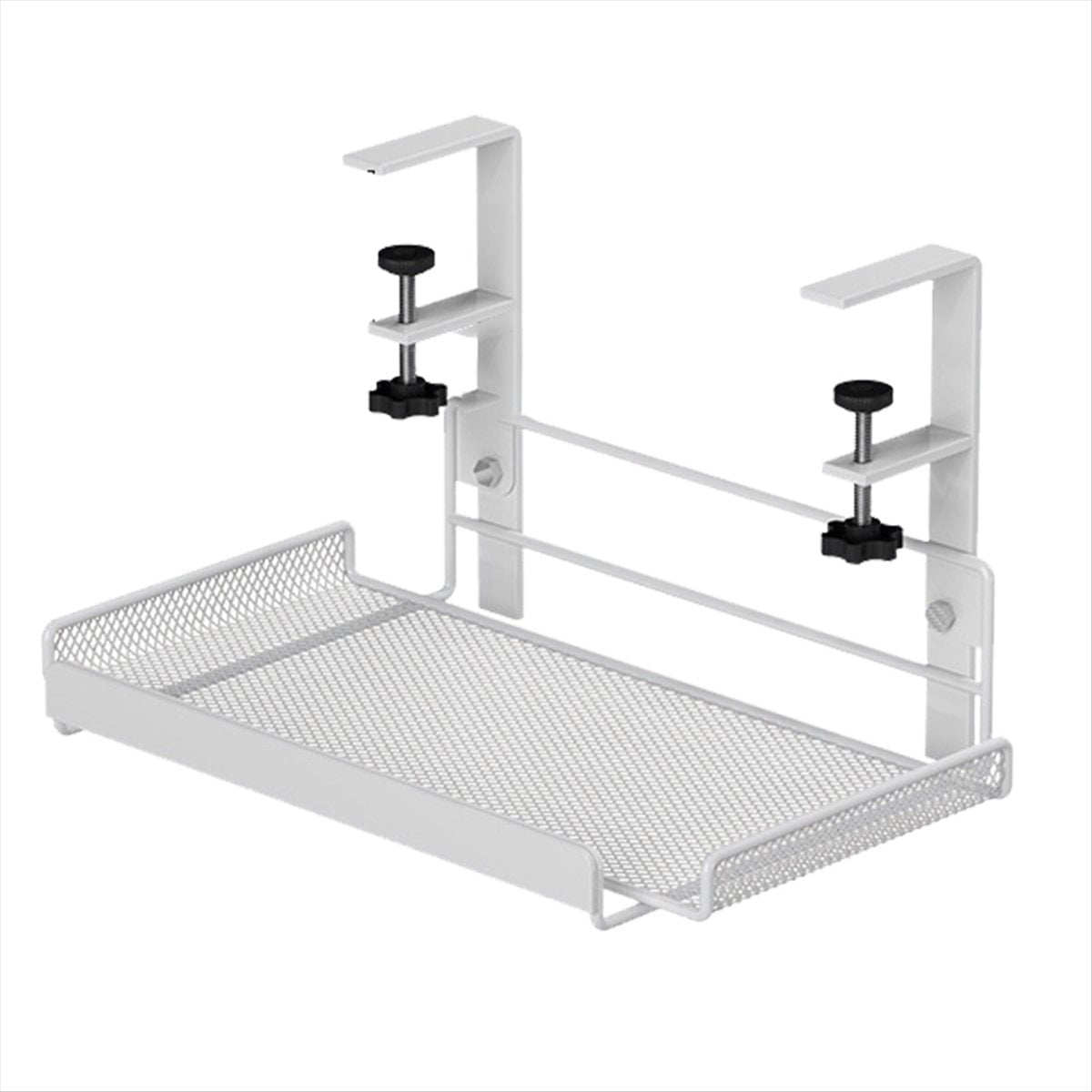 WM25 Under Desk Cable Management Tray, Workstation Storage, Metal Cable Tray Basket,Standing