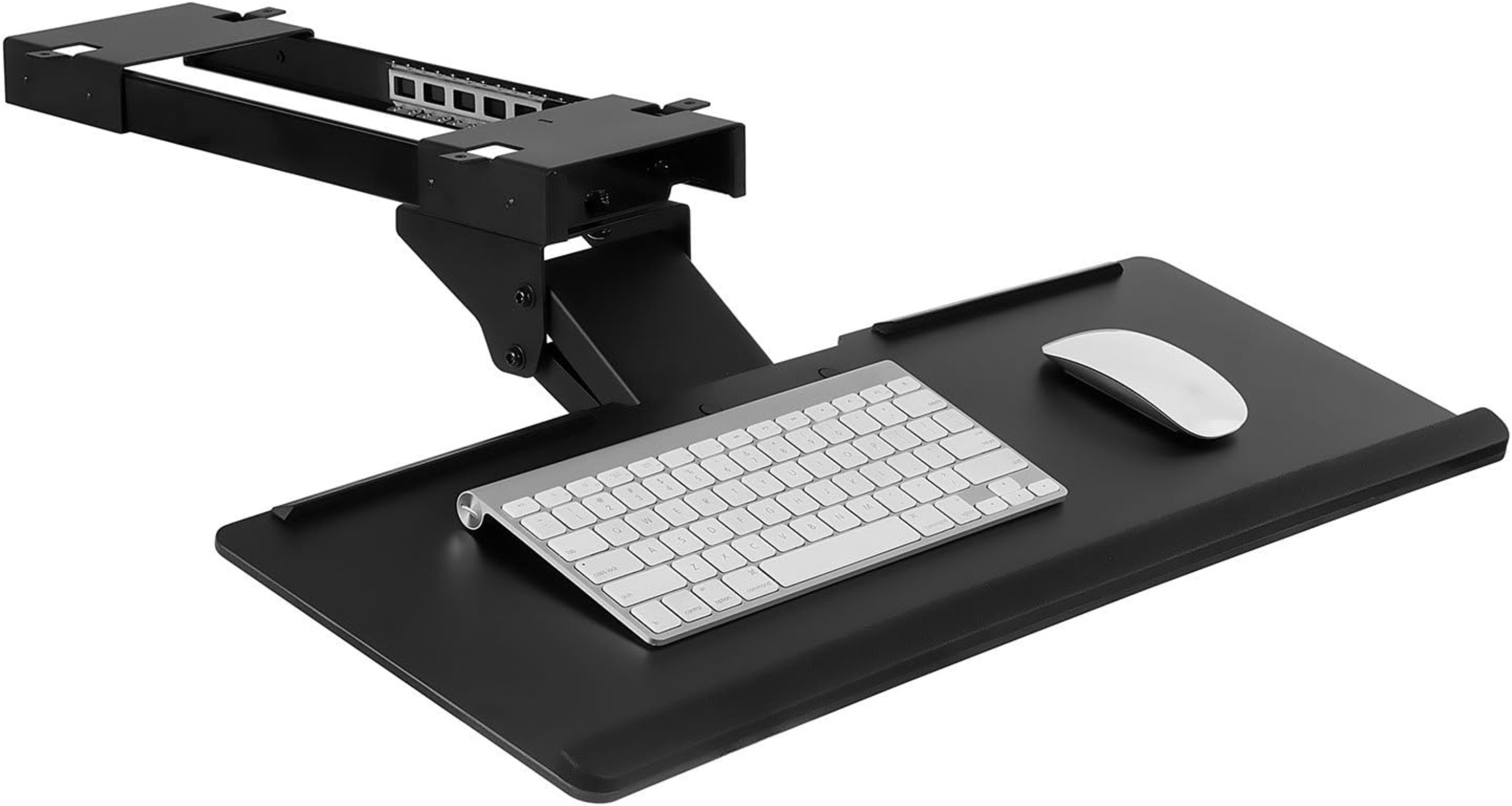Under Desk Computer Keyboard and Mouse Tray, Full Motion Slide Out ...