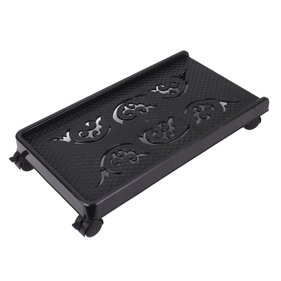 Under Desk Computer Tower Stand Mobile PC Holder with Caster Wheels CPU Riser for Office Home, 18.11 x 9.65 in / 46 x 24.5 cm
