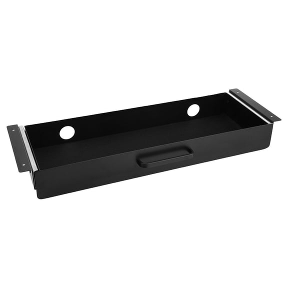 Under Desk Drawer Organizer, 22" Slide Out Drawer, Hidden Desktop Storage, Under Table Pencil Drawer for Office, Home Workstation, 25x9x3in