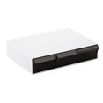 thumbnail image 1 of Under Desk Drawer Organizer Storage Under Desk Paper Desktop Black Double, 1 of 8