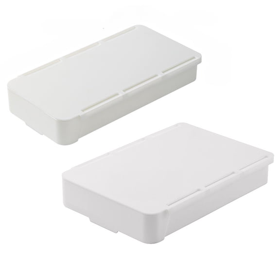 Under Desk Drawer Set Convenient Storage Box Self Adhesive Drawers Undermount Sliding Drawers for Offices and Schools
