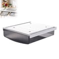 thumbnail image 1 of Under Desk Drawer Storage, Self Adhesive Sliding Organizer Drawer, Hidden Under Cabinet Container for Kitchen Bathroom Office, Space Saving ABS,A, 1 of 4