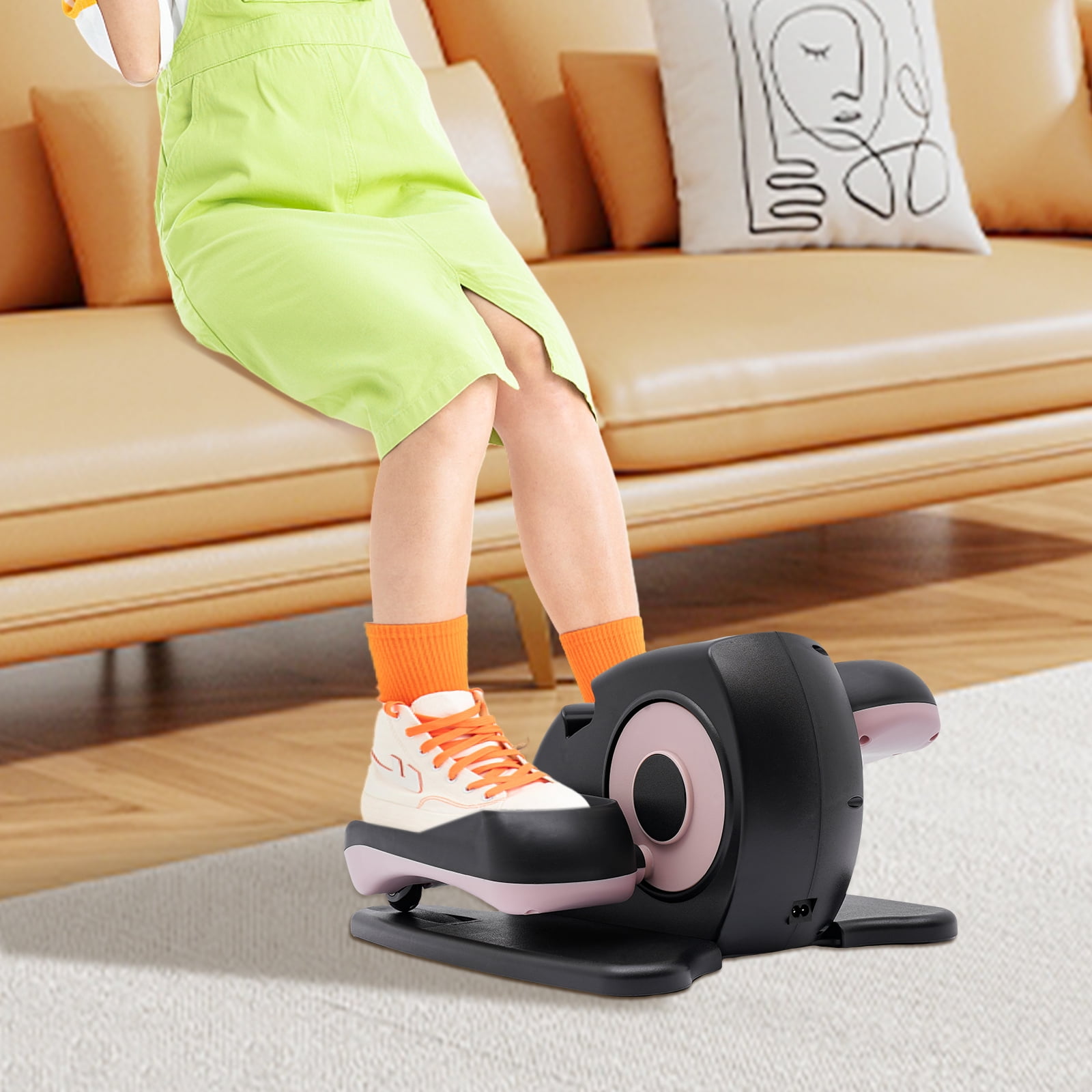 Under Desk Electric Elliptical Trainer with Adjustable Speeds, LCD ...