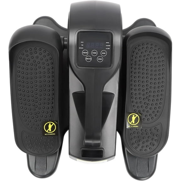 Under Desk Elliptical Machine, 60W Electric Seated Leg Foot Pedal Exerciser with Remote Control, LCD Display Electric Elliptical Trainers for Seniors