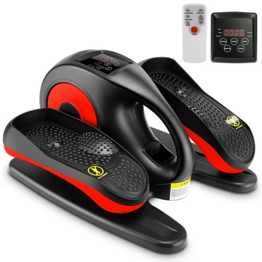Under Desk Elliptical Machine, Electric Ellipse Leg Exerciser for Seniors with Remote Control, Quiet Portable Seated Pedal Exerciser
