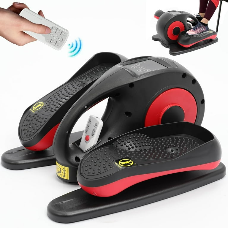 Under Desk Elliptical Machine Portable Ellipse Leg Exerciser Machine with Remote Control Elliptical Exercise Machine Supports Auto Manual Mode Exerciser for Seniors Adults Teens Walmart