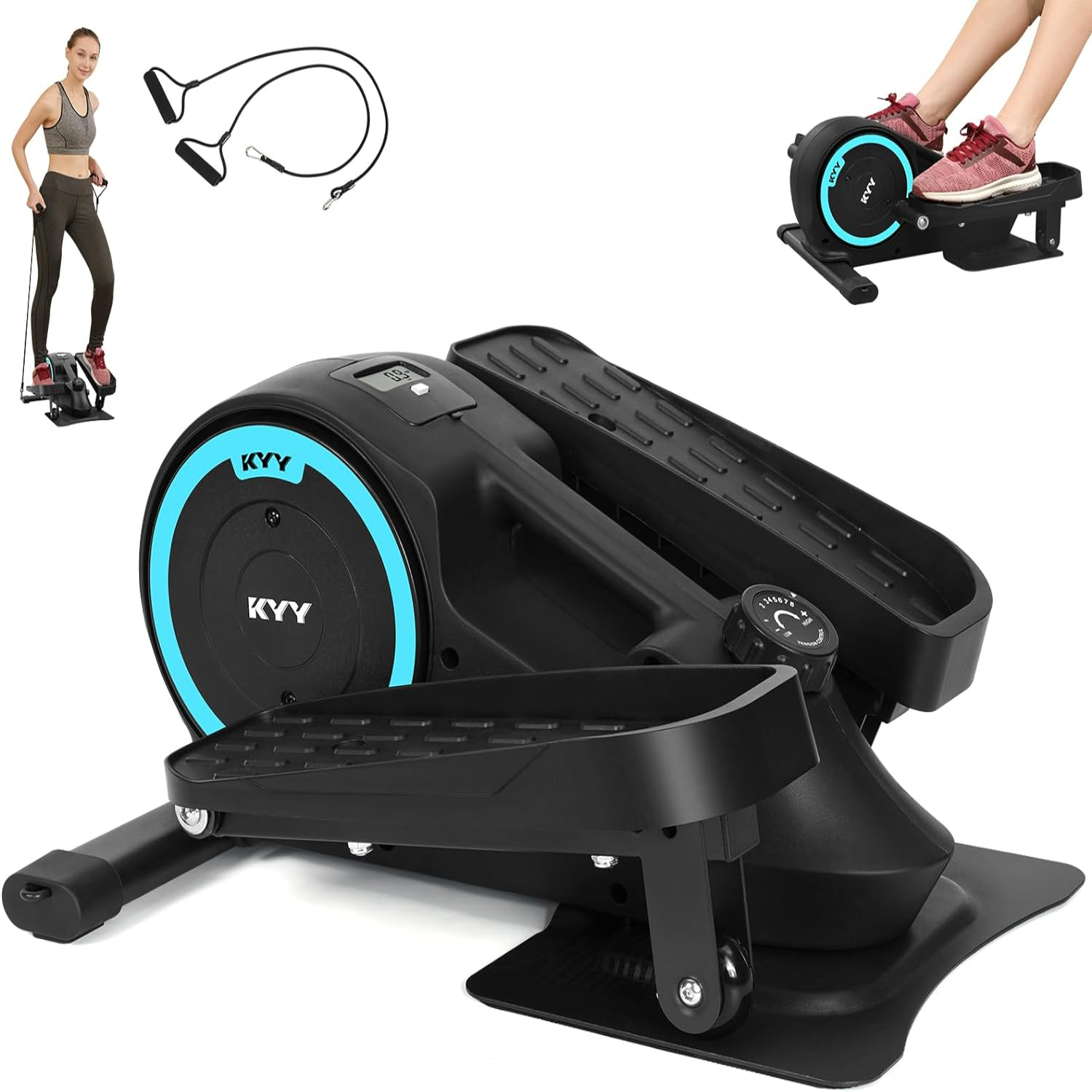 Under Desk Elliptical Portable Ellipse Leg Exerciser Stair