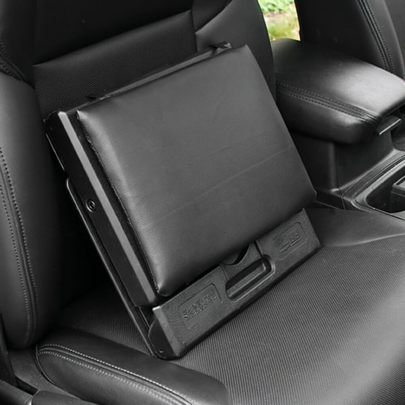 Under Desk Foldable Footrest, Height Adjustable, Portable Ergonomic Foot Rest Stool for Car