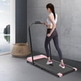 thumbnail image 1 of Under Desk Folding Treadmill Electric Home Office Walking Jogging Machine 3.0HP Pink/Gray 110V, 1 of 22