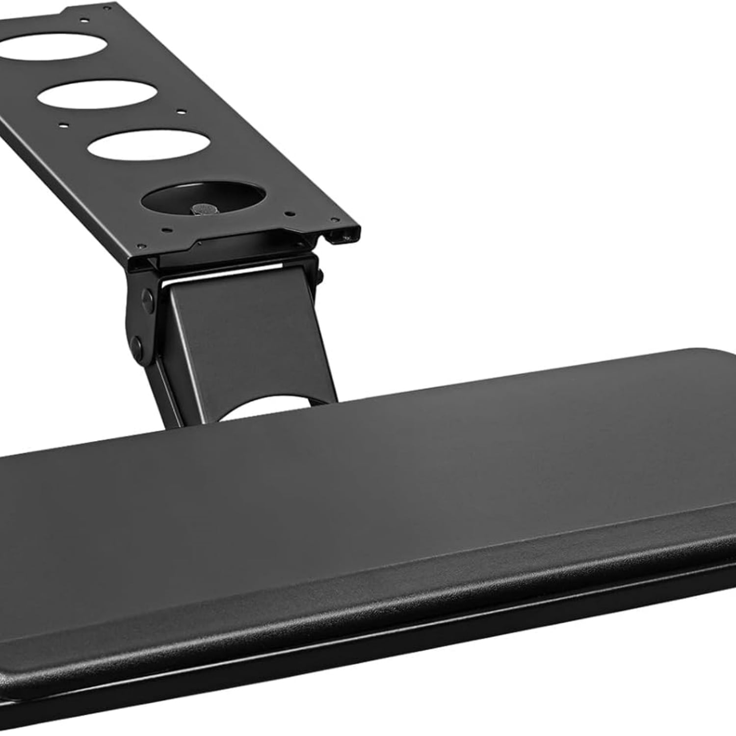 Under-Desk Keyboard Tray, Adjustable for Height and Tilt, Slide-Out Design, Spacious 25x9.8 Inch Surface, Ideal for Home and Office Use